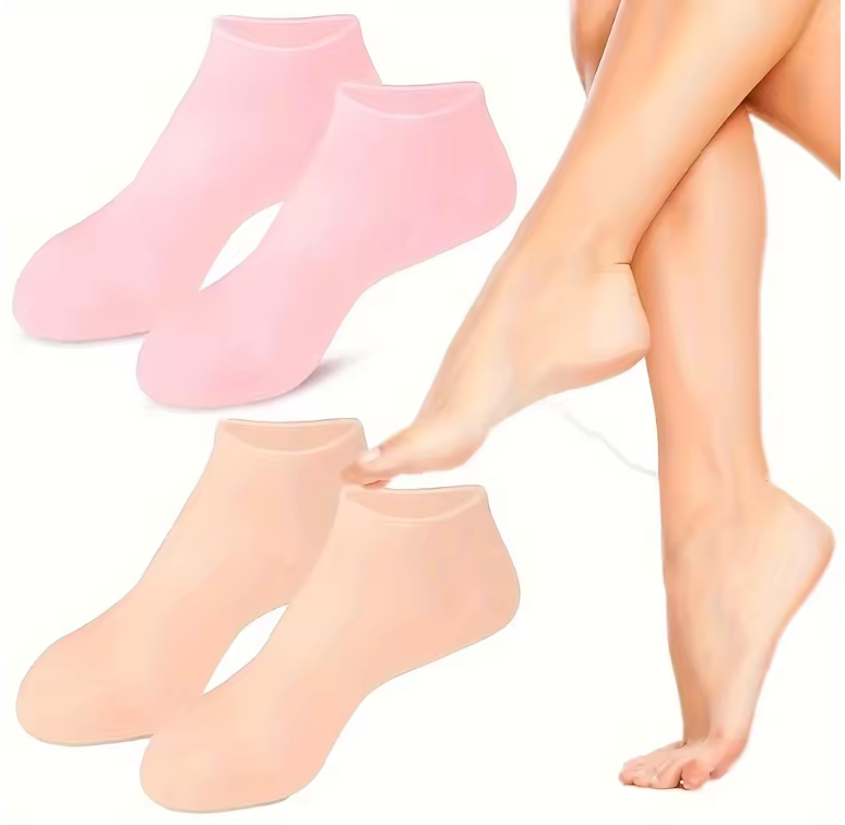 Dermastep Overnight Socks — Wear Over Your Heel Balm, Universal Fit (1 Pair)