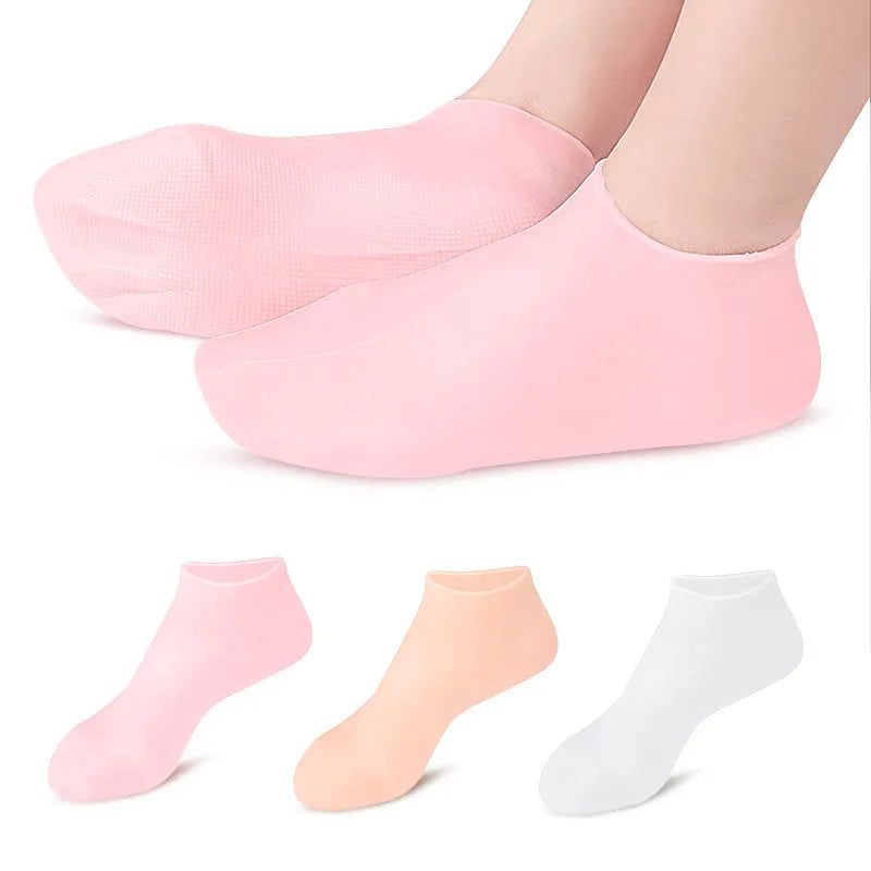 Dermastep Overnight Socks — Wear Over Your Heel Balm, Universal Fit (1 Pair)