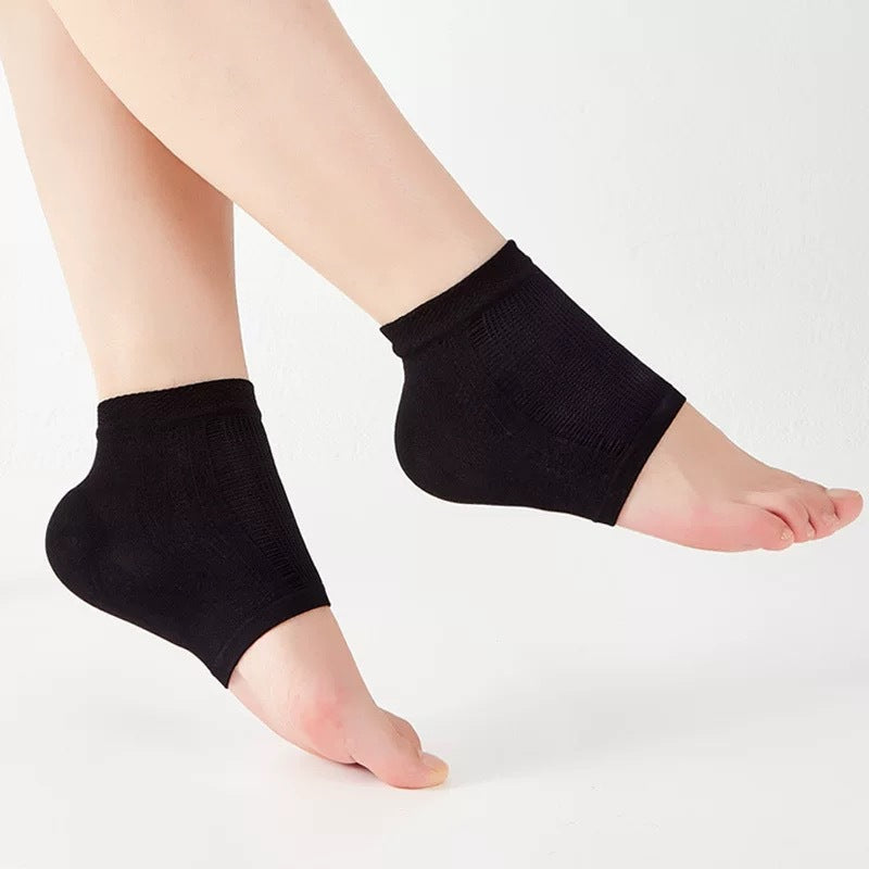 Dermastep Sealing Socks — Silicone-Lined Overnight Socks for Heel Balm (1 Pair)