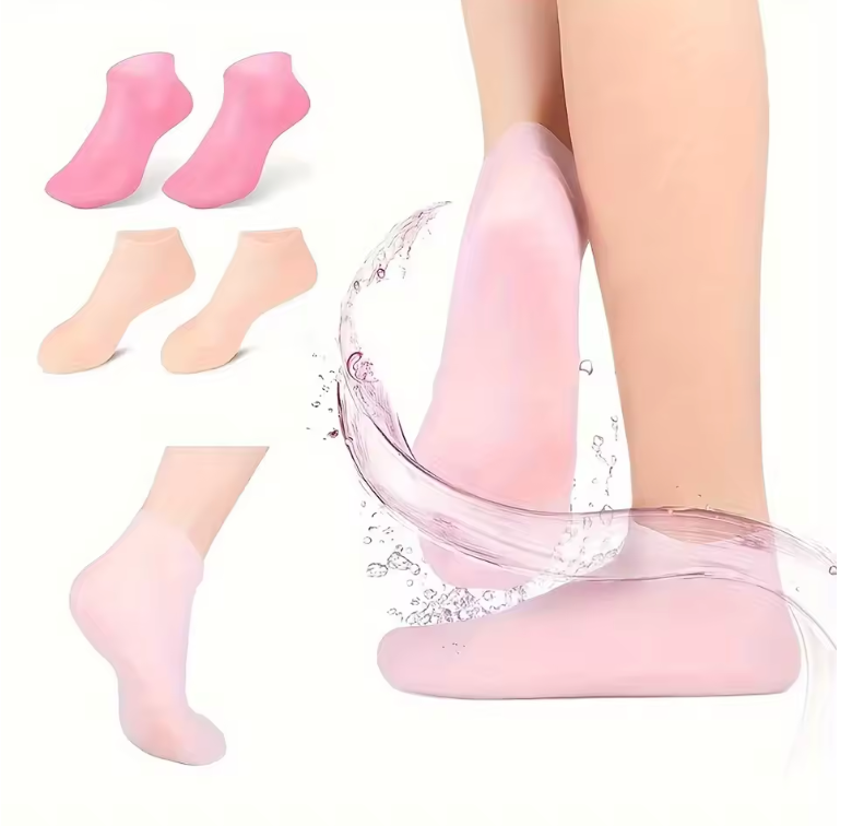 Dermastep Overnight Socks — Wear Over Your Heel Balm, Universal Fit (1 Pair)
