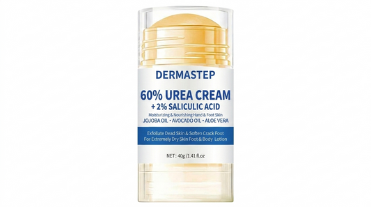 Dermastep Overnight Heel Balm— 60% Urea Balm for Dry, Cracked Heels